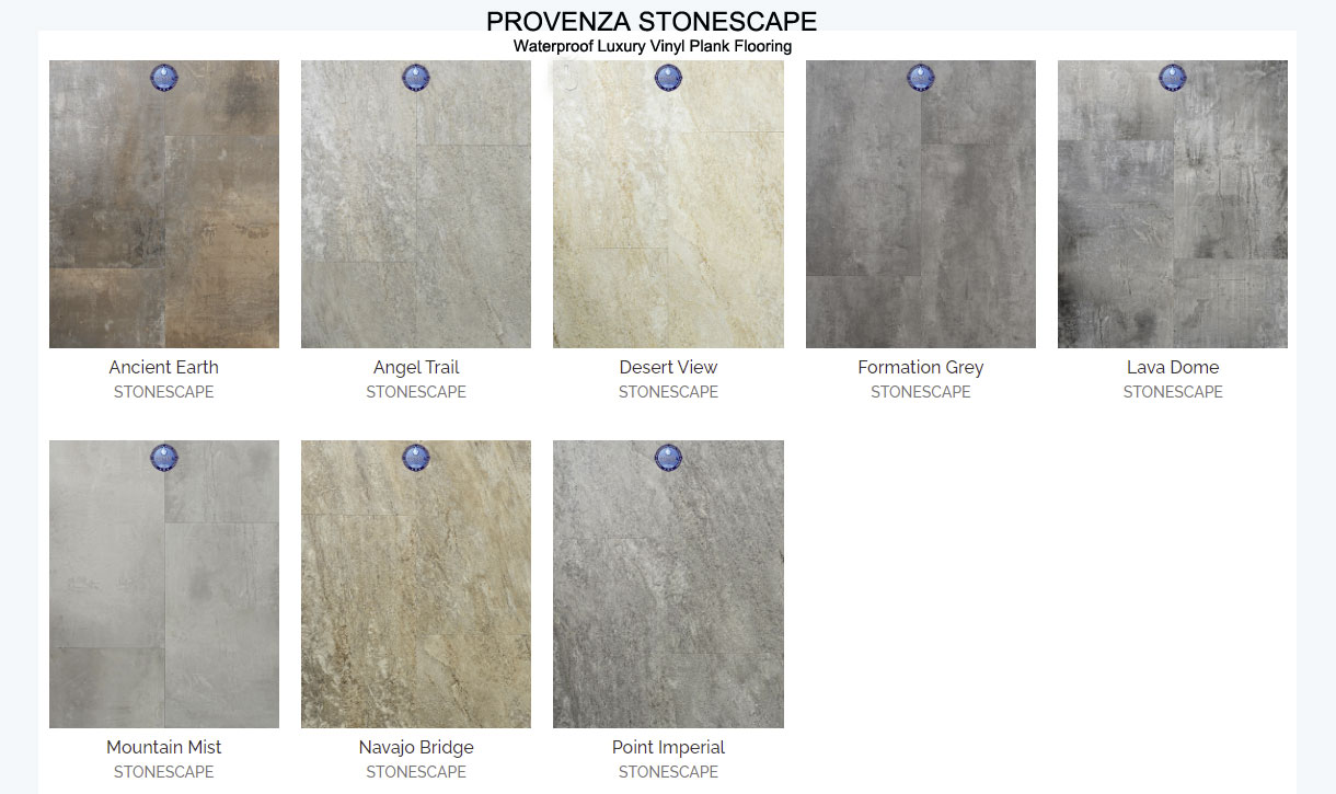 PROVENZA Stonescape luxury vinyl flooring