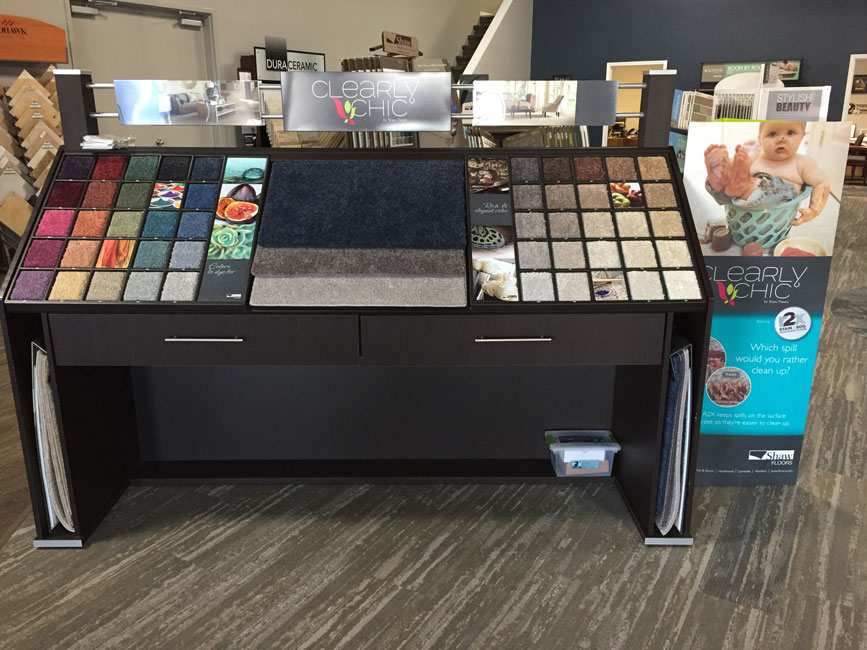 Chic Carpet Display