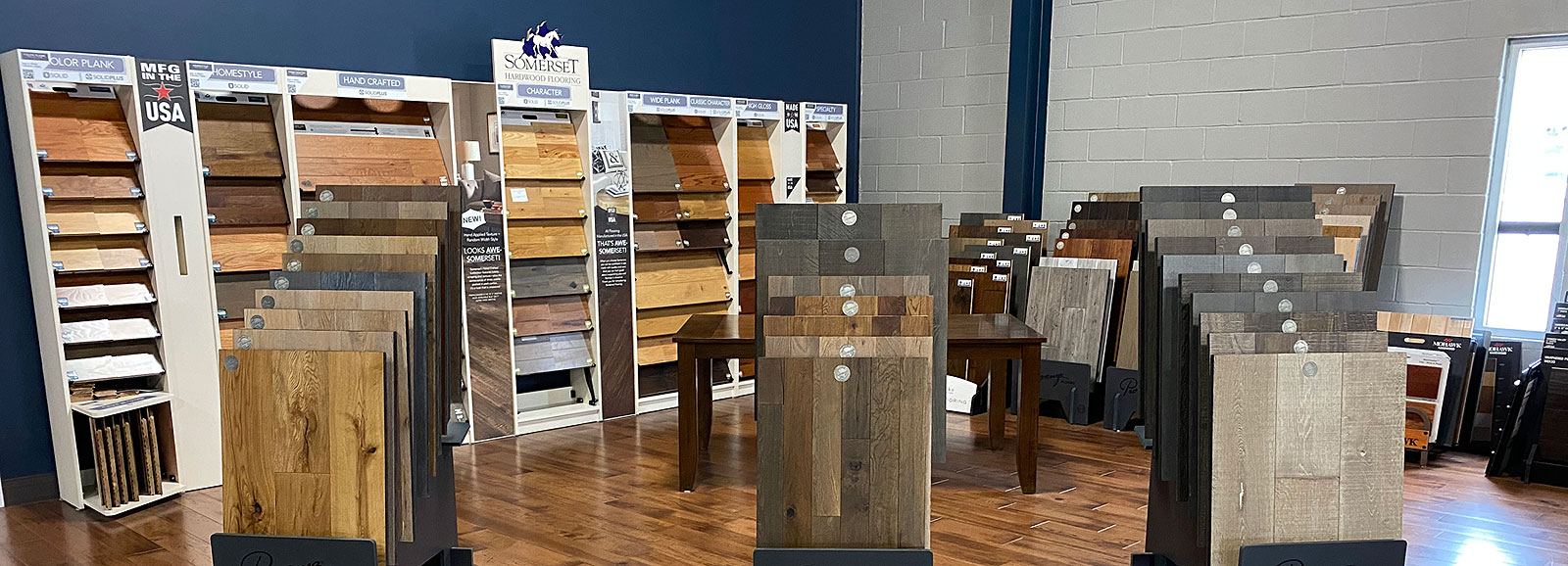 Somerset Hardwood Flooring Display